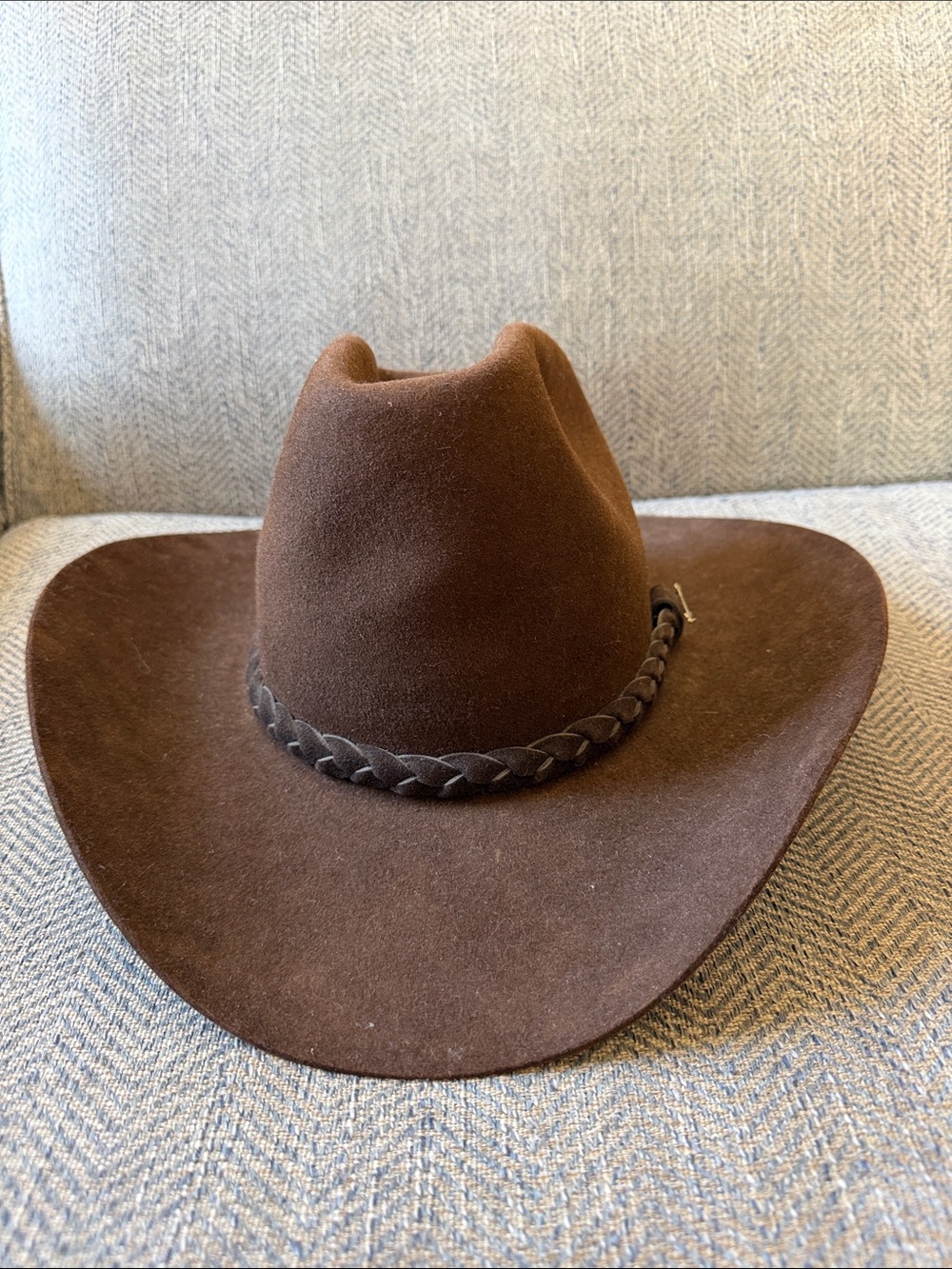 John B. Stetson Company Beaver Brown  Western Hats Size: 4X